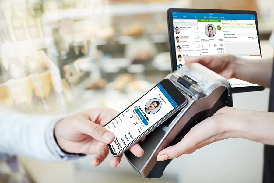 Store accepting a mobile id